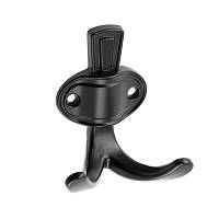 Крючок мебельный CORUNA, маленький, черный матовый — купить оптом и в розницу в интернет магазине GTV-Meridian.